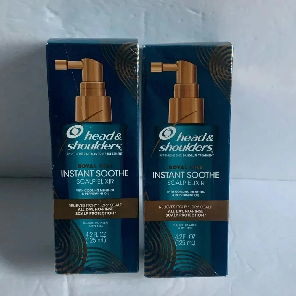 Head & Shoulders Scalp Oil Elixir Instant Soothe (2)-4.2 oz New